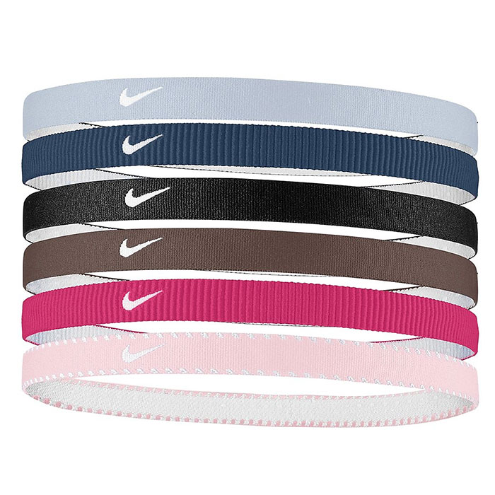 ナイキ ユース フレックス クラシック ヘッドバンド6P NIKE ジュニア 子供 6本セット ヘアバンド 髪留め 汗止め スポーツ トレーニング (BN2084-067)