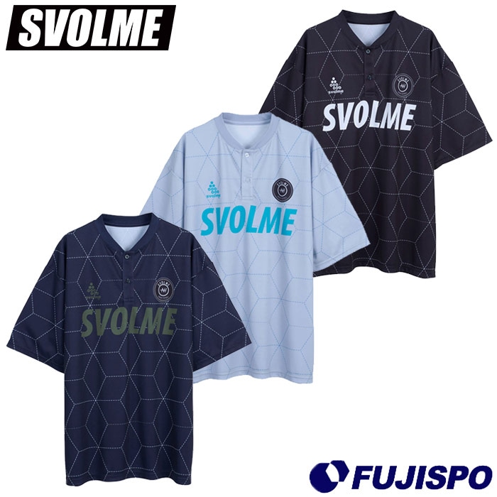 スボルメ 冷感FBシャツ svolme サッカー フットサル プラクティスシャツ Tシャツ 半袖 接触冷感 トレーニング スポーツ カジュアル 大人 (126260200)