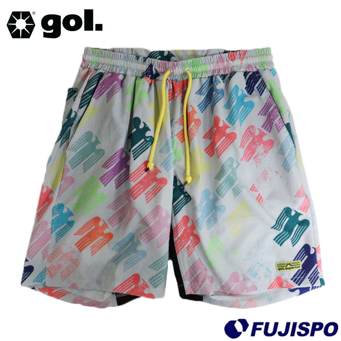 ゴル gol. SUBLIME SHORT PANTS ショートパンツ gol. フットサルウェア プラクティスパンツ 大人 メンズ レディース サッカー フットサル スポーツ トレーニング (G654355-113)