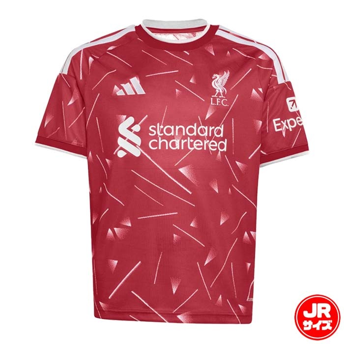 アディダス リバプールFC 26/27 ホームジャージ キッズ adidas サッカー レプリカ ユニフォーム シャツ 半袖 クラブチーム ジュニア 子供 (T1708-KB8255)