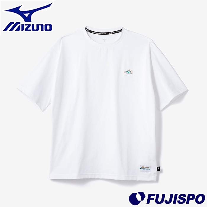 ミズノ モレリア ワッペンTシャツ mizuno サッカー フットサル シャツ 半袖 大人 スポーツ カジュアル (P2MAD90901)