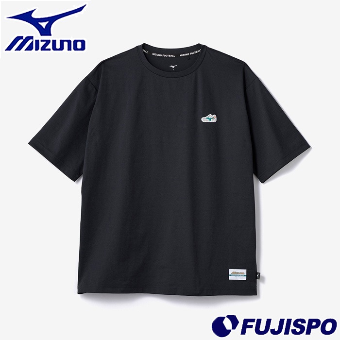ミズノ モレリア ワッペンTシャツ mizuno サッカー フットサル シャツ 半袖 大人 スポーツ カジュアル (P2MAD90909)