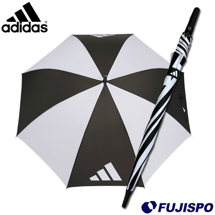 アディダス 晴雨兼用 シングルキャノピーアンブレラ adidas 耐久撥水 UVカットアンブレラ スポーツ アウトドア レジャー (ODX57-KK8235)