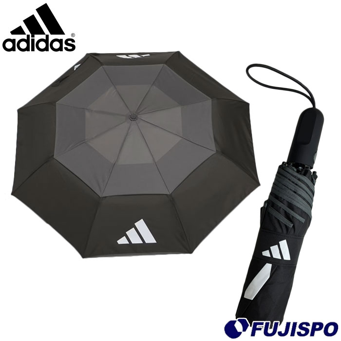 アディダス 晴雨兼用 折り畳み傘 adidas 耐久撥水 UVカット 折畳み コンパクト アンブレラ スポーツ アウトドア レジャー (ODX54-KK8232)