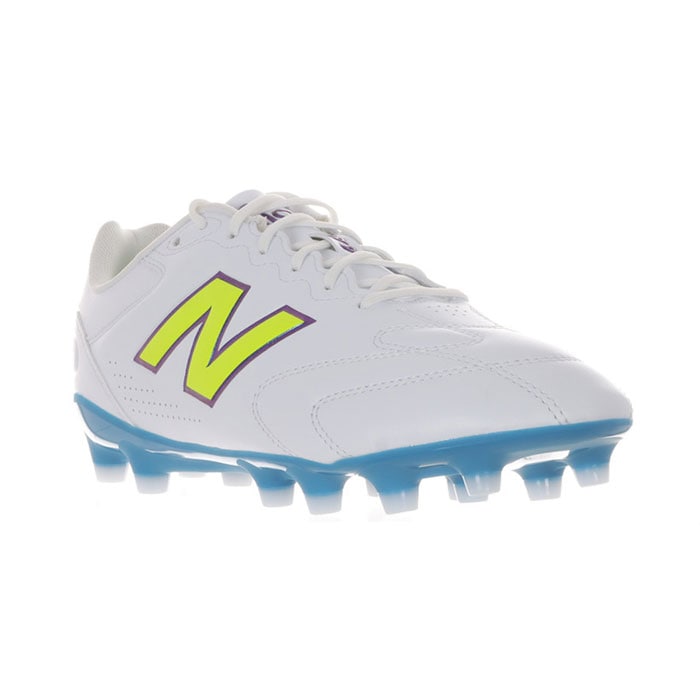 ニューバランス 442 TEAM HG V3 NewBalance サッカースパイク シューズ 土 人工芝 天然芝 大人 WHITE/BLUE (U43H74A4E)