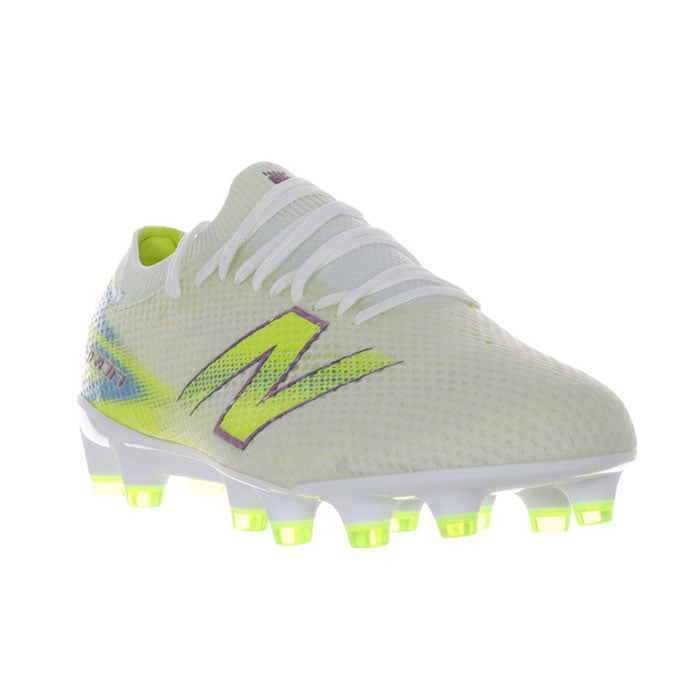 ニューバランス FURON PRO HG V9 NewBalance サッカースパイク シューズ 土 人工芝 天然芝 大人 WHITE/BLUE (UF2H3HT2E)