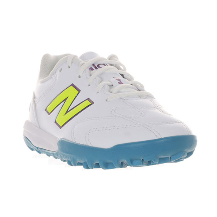 ニューバランス 442 TEAM TF JNR V3 NewBalance サッカー フットサル トレーニングシューズ トレシュー ターフコート ジュニア Jr キッズ 子供 WHITE/BLUE (Y43T51LW)