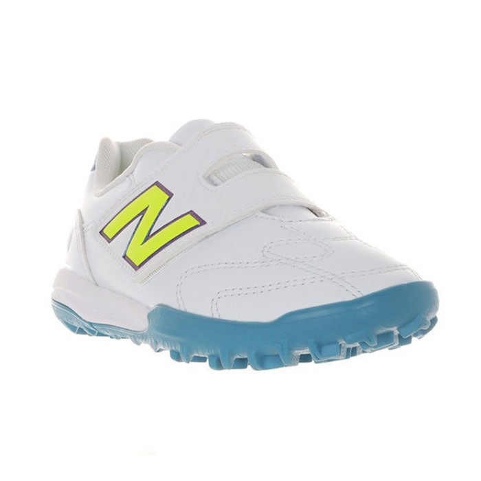 ニューバランス 442 TEAM TF JNR V3 NewBalance サッカー フットサル トレーニングシューズ トレシュー ターフコート ジュニア Jr キッズ 子供 WHITE/BLUE (Y43VT2CVW)