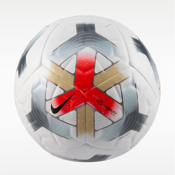 ナイキ アカデミー プラス NIKE サッカーボール 4号球 5号球 中学生 高校生 大学 一般 ホワイト/ブライトクリムゾン/アンスラサイト/ブラック (IQ0640-100)