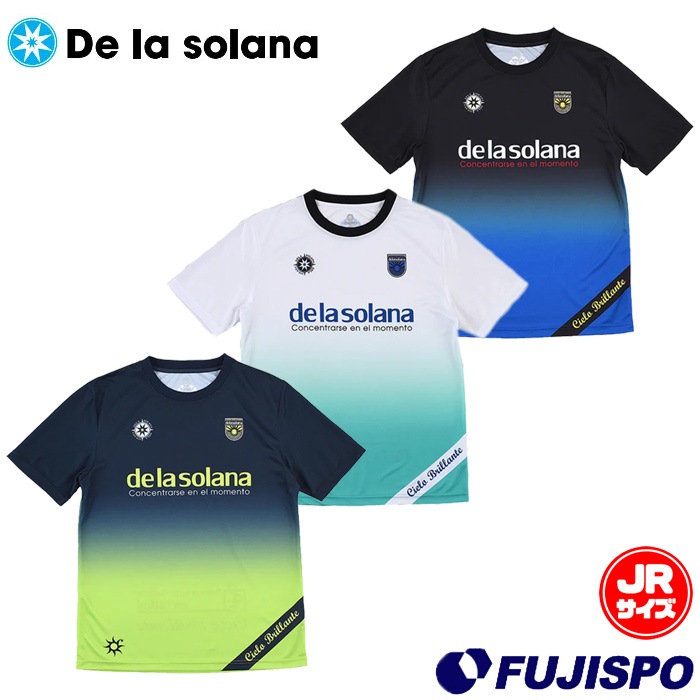 【特価】デラソラーナ Jr. GRADIENT DS TEE De la solana サッカー フットサル プラクティスシャツ プラシャツ Tシャツ 半袖 トレーニングウェア ジュニア キッズ 子供 (DS26S57J)