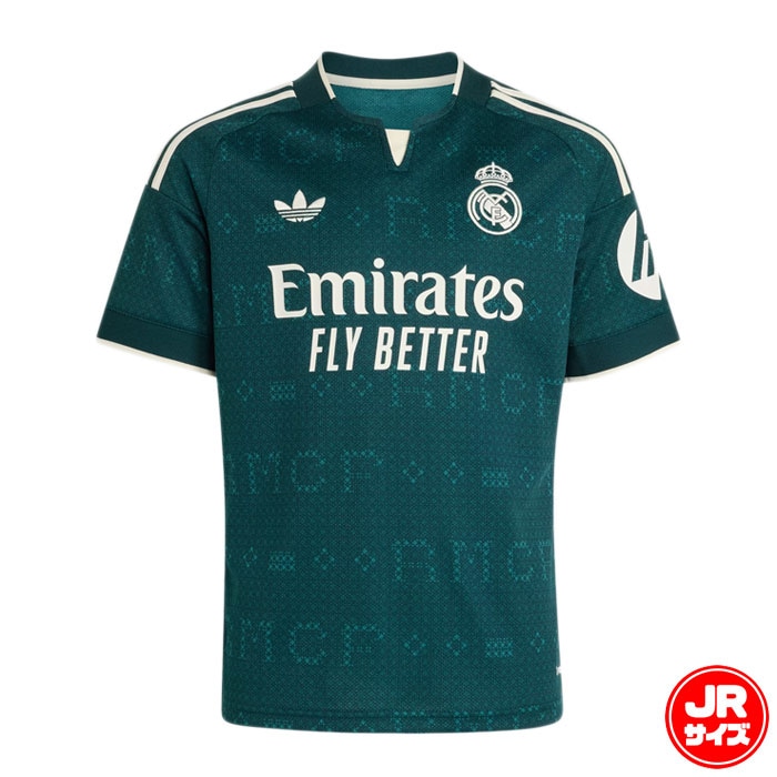 アディダス キッズ レアルマドリード 26/27 アウェイ レプリカ ユニフォーム adidas サッカー レプリカ シャツ 半袖 ジュニア 子供 クラブチーム (RP592-KC3991)