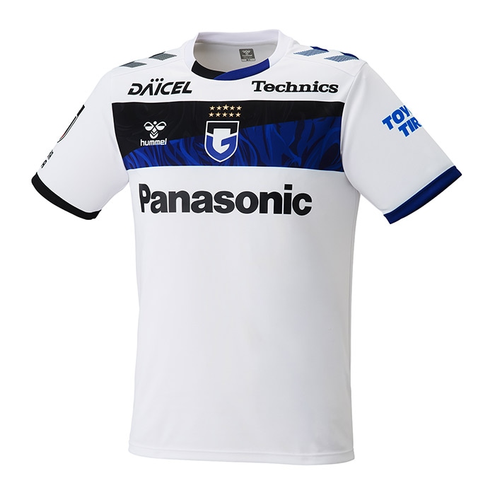 ヒュンメル 26-27 ガンバ大阪 レプリカユニフォームシャツ 2nd hummel サッカー レプリカ シャツ 半袖 大人 メンズ Jリーグ クラブチーム (HAG1080GOR-10)