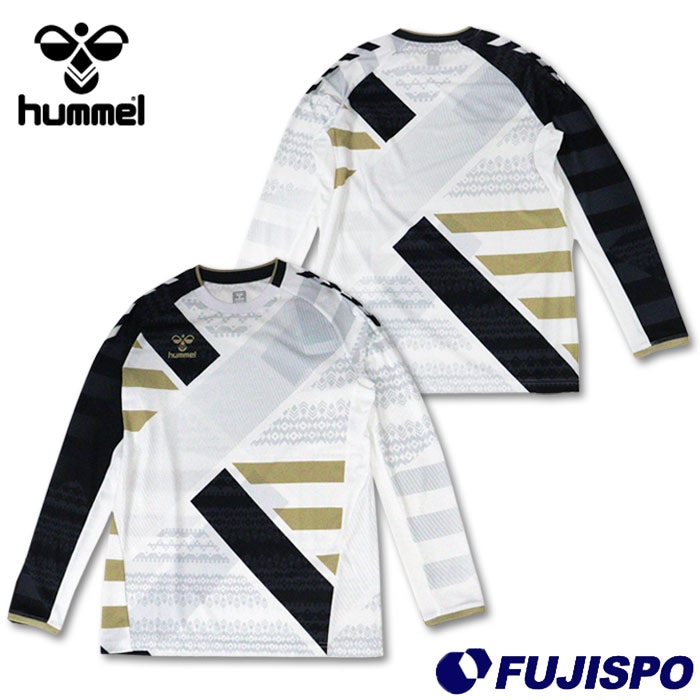 ヒュンメル PROプレマッチシャツ L/S hummel サッカー フットサル プラクティスシャツ プラシャツ 長袖 ウォームアップ トレーニング 大人 (HAP7240-10)