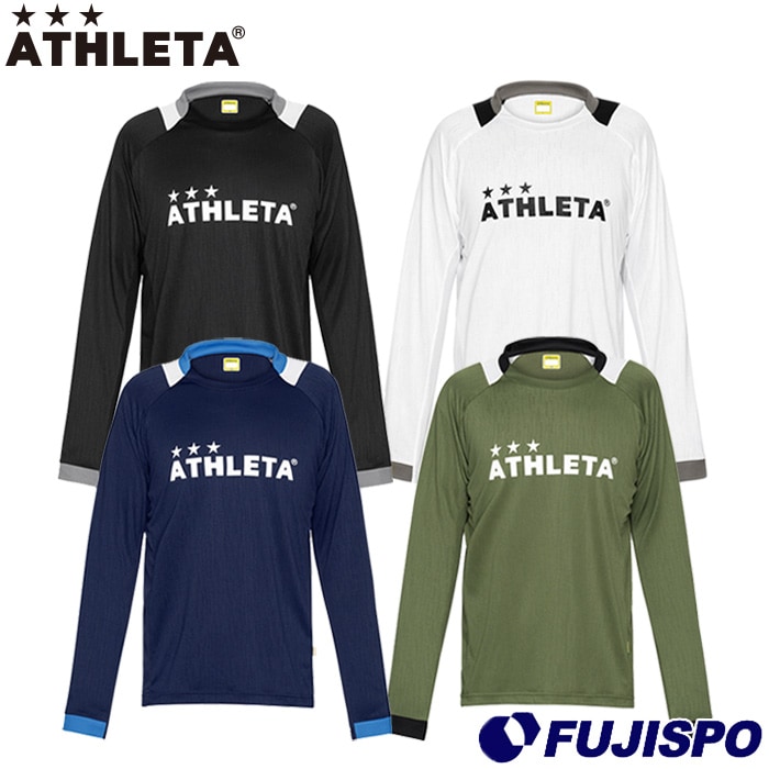 アスレタ プラクティスLSシャツ ATHLETA サッカー フットサル プラクティスシャツ プラシャツ 長袖 トレーニングウェア 大人 (02444)
