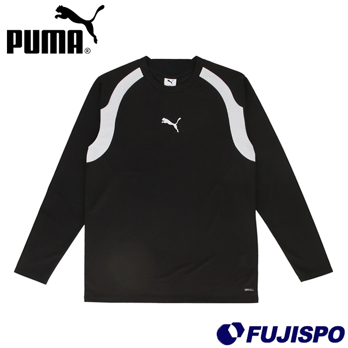 プーマ INDIVIDUALFINAL 長袖 シャツ PUMA サッカー フットサル プラクティスシャツ プラシャツ トレーニングウェア 大人 メンズ (529604-01)