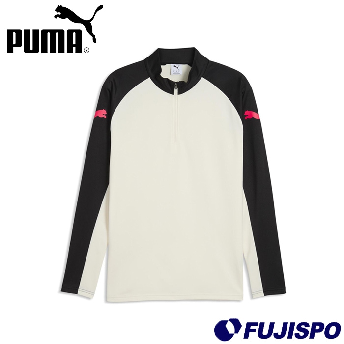プーマ INDIVILIGA 1/4 ジップトップ PUMA サッカー フットサル ジャージ 長袖 トレーニングウェア 大人 メンズ (660984-04)
