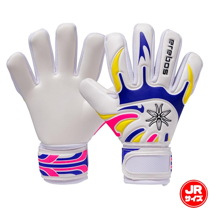 エレボス ブリス ネガティブ ソフトグリップ ブルーブラスト erebos サッカー キーパーグローブ キーパー手袋 ゴールキーパー GK ジュニア 小中学生 (1000231)