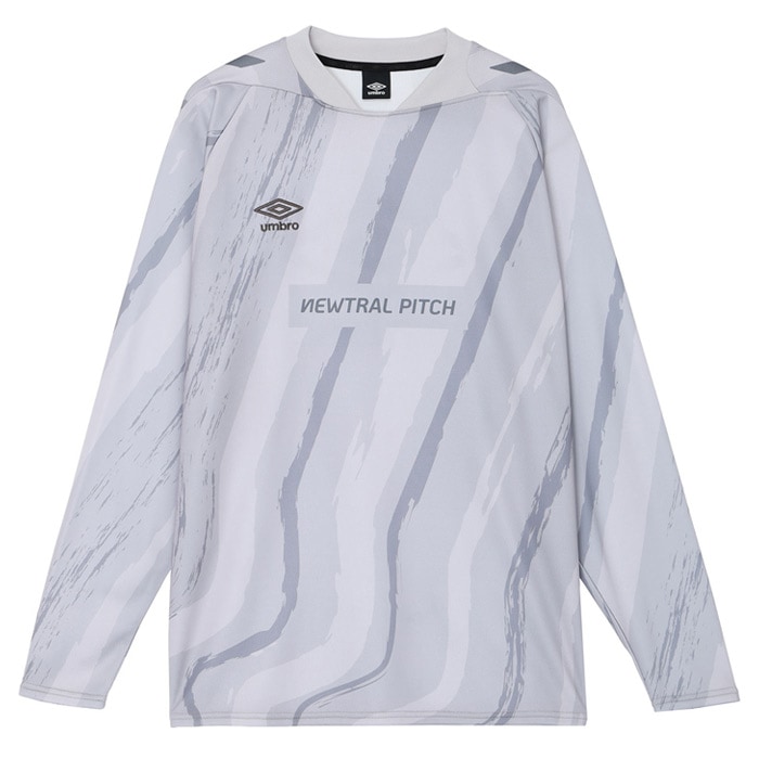 アンブロ NEWTRAL PITCH グラフィック長袖プラクティスシャツ umbro