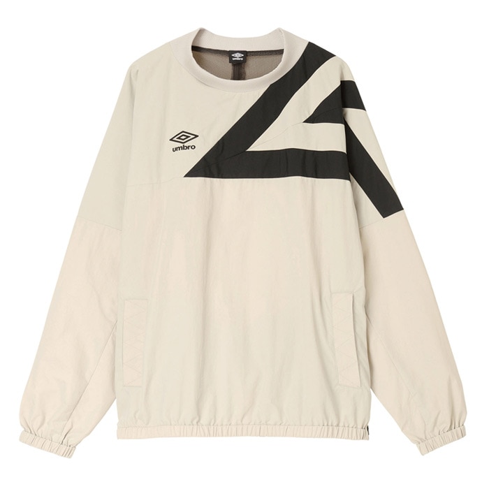 UMBRO シャツ アンブロジャケット サッカーシャツ 長袖ユニフォーム ピステ アンブロ NEWTRAL PITCH ラインドクロストップ umbro サッカー