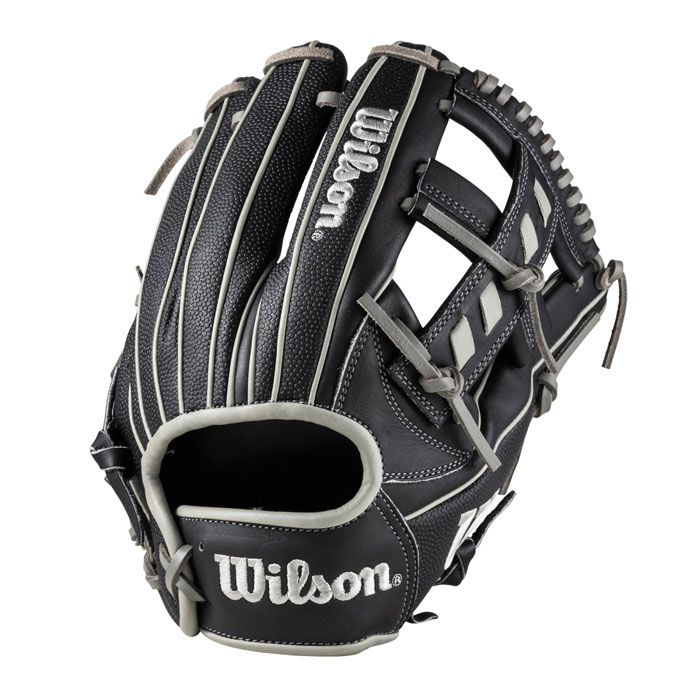 Wilson D-MAX軟式野球用グローブ 左利き大人用 ブラック 野球 ウィルソン 軟式グローブ D-MAX DUAL 内野手 27型 Wilson 軟式