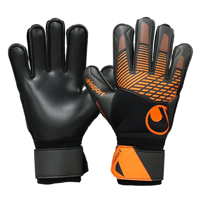 ウールシュポルト ファングマシーネ ソフトレジスト＋ uhlsport サッカー キーパーグローブ キーパー手袋 ゴールキーパー GK ブラック×フローオレンジ (1011427-01)