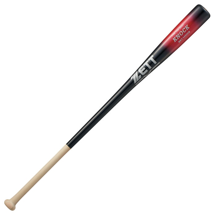 野球 ゼット ノックバット ZETT 硬式対応 軟式対応 木製バット 89cm