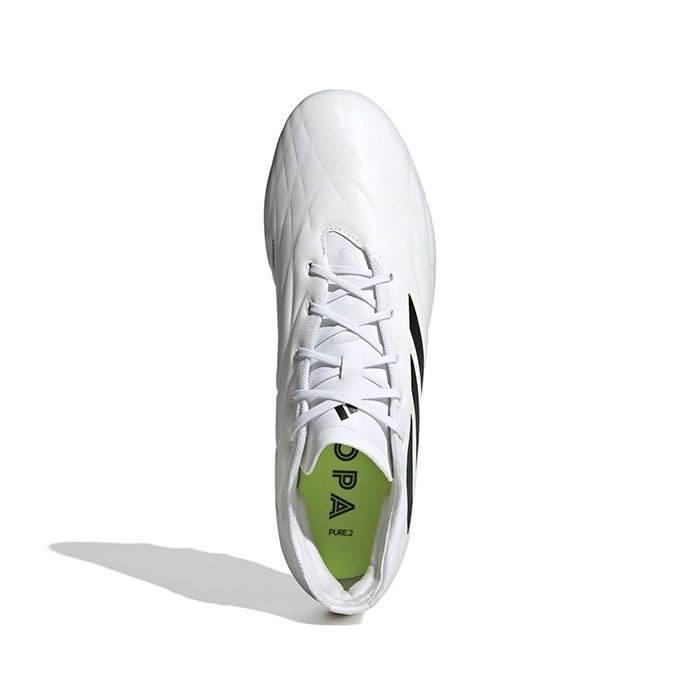【特価】アディダス コパ ピュア.2 HG/AG adidas 【サッカー・フットサル】 シューズ サッカースパイク メンズ 大人 人工芝 土 フットウェアホワイト×コアブラック×ルシッドレモン  (IG8126)