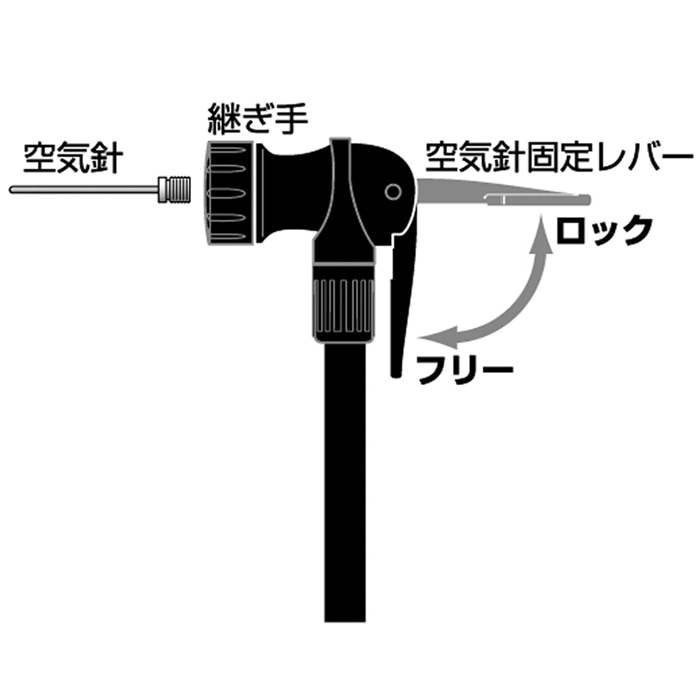 モルテン エアシーホース molten 【サッカー・フットサル】 アクセサリ 空気入れ エアポンプ コンパクト ボールケア サッカーボール フットサルボール (HPAS)