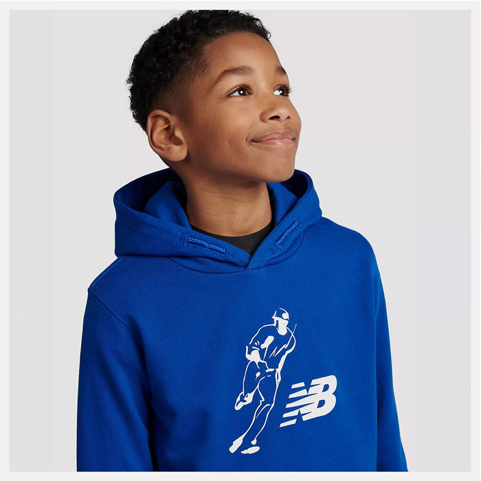 野球 ニューバランス ジュニア グラフィックフーディ NewBalance ウェア パーカー キッズ 大谷翔平 ドジャース MLB (LAKB0352-TRY)