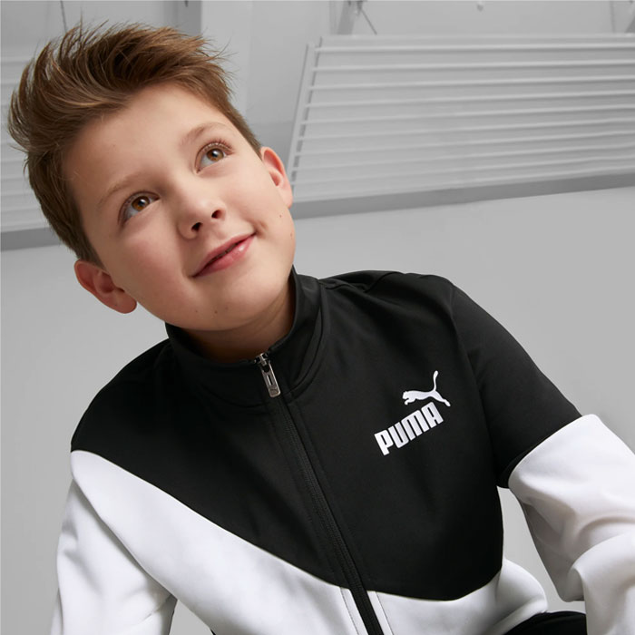 プーマ ジュニア PUMA POWER キャット ポリ ジャージ 上下セット puma