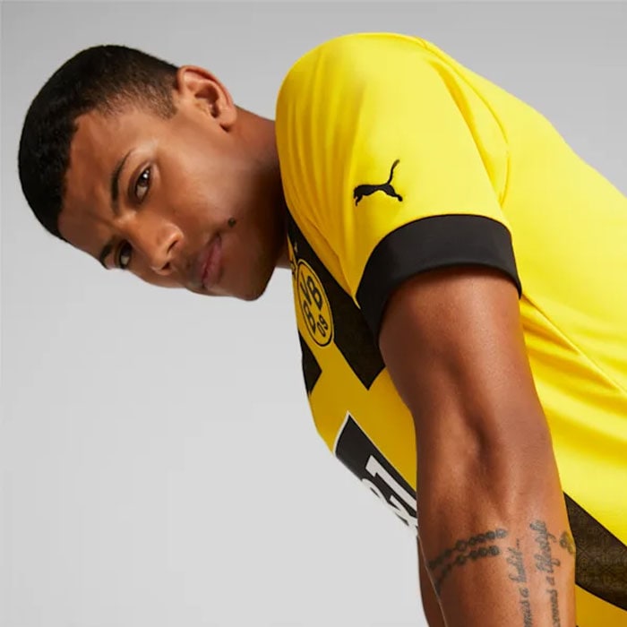 プーマ ドルトムント 22-23 BVB ホーム レプリカ シャツ puma 【サッカー・フットサル】 ウェア メンズ 大人 レプリカ ユニフォーム 半袖 シャツ クラブチーム (765883)