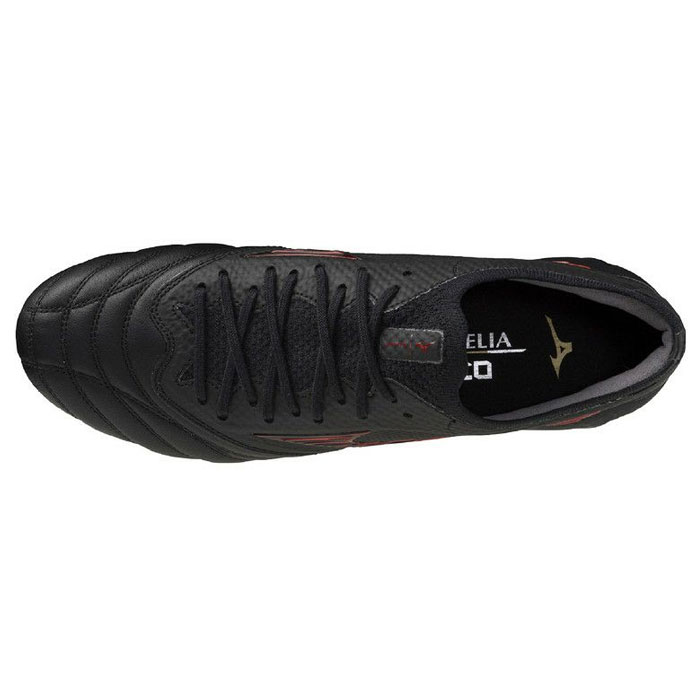 ミズノ モレリアネオIV β JAPAN mizuno サッカースパイク シューズ 天然芝 人工芝 土 大人 メンズ レディース ブラック×ルビーレッド (P1GA254000)