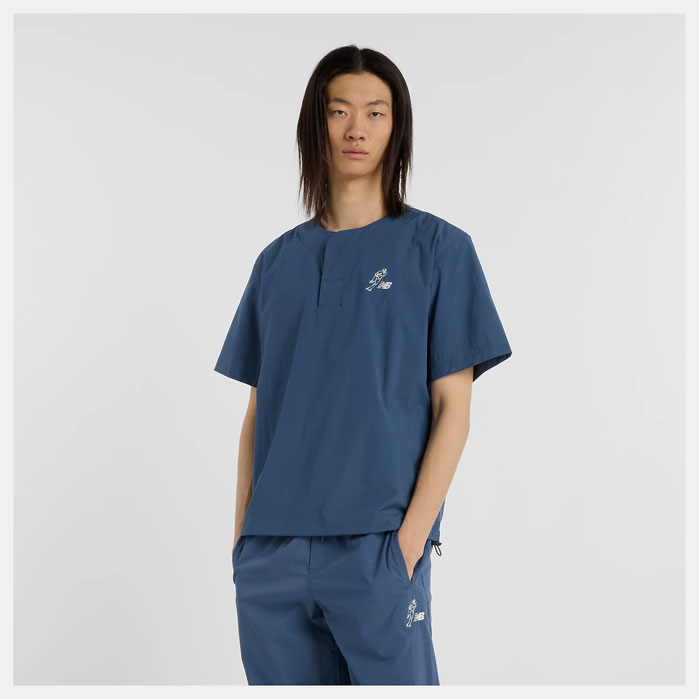 野球 ニューバランス ナイロン ショートスリーブトップ NewBalance