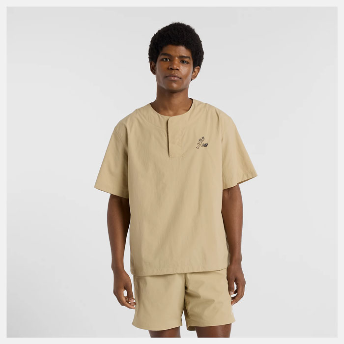 野球 ニューバランス ナイロン ショートスリーブトップ NewBalance