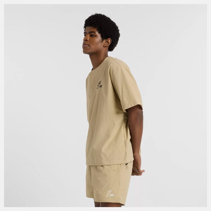 野球 ニューバランス ナイロン ショートスリーブトップ NewBalance