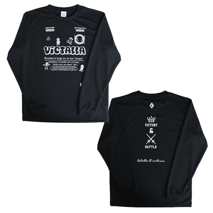 ヴィクターリャ Victalla 長袖プラシャツ nuevas estrellas 2026モデル サッカー フットサル ウェア プラクティスシャツ ゲームシャツ 長袖 スポーツ 練習着 メンズ レディース (VC007LS)