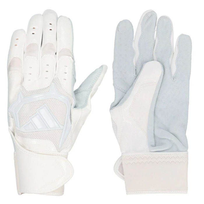 新品　アディダスバッティンググローブ両手アディダスAEROREADY 刺繍1円2025モデル アディダス バッティンググローブ TOP1 両手用