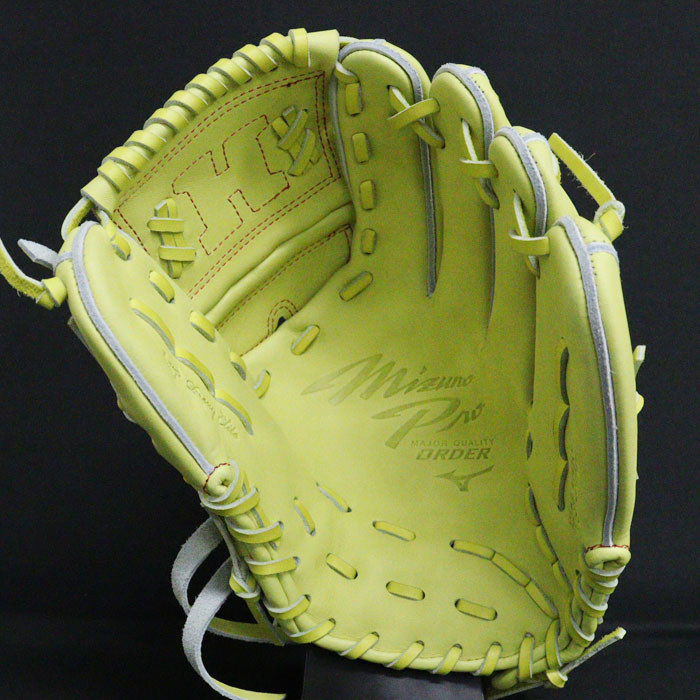 ミズノプロ　硬式グローブ ライムイエロー 楽天市場】ミズノ (MIZUNO) 野球 硬式グローブ キャッチャー