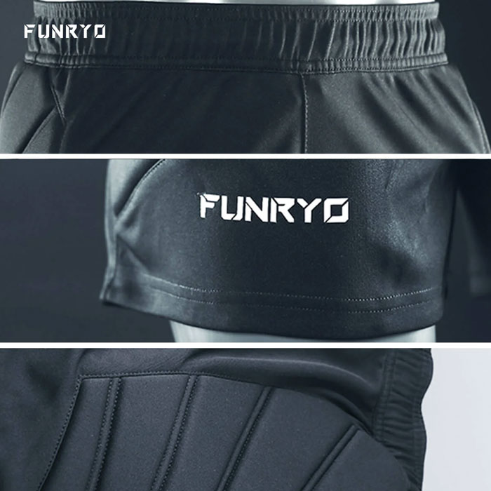 フンリョウ キッズ GKパンツ FUNRYO 【サッカー・フットサル】 ウェア キーパーパンツ GK キーパー用 撥水 ジュニア Jr 子供 (1924303J)