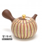 常滑焼 プチ急須 源三茶泥小丸形十草金摘み急須