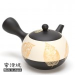 常滑焼 プチ急須 金木ノ葉