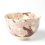 瀬戸焼 抹茶碗 古木桜