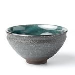 美濃焼 京型抹茶碗 塗分け