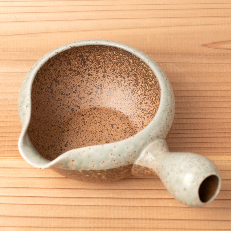 常滑焼 玉光 灰釉手付湯さまし 360ml｜茶器の通販｜藤田茶園