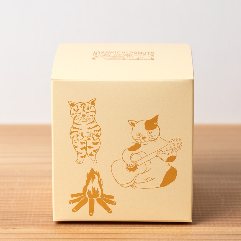 居眠りネコカン にゃん吉ドーナツ｜茶缶の通販｜藤田茶園