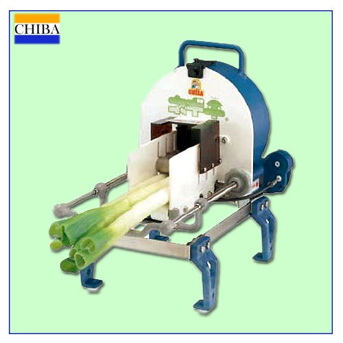 CHIBA ネギ平 野菜スライサー 業務用ネギカッター、早っ！Green onion cutting machine