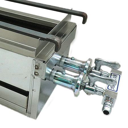 未使用　秋元ステンレス工業 ガス用焼鳥コンロ GB-LL W600XD150メH170mmプロパンガス LP 