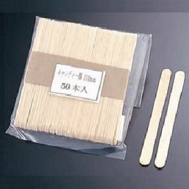 木製アイススティック棒（50本束）｜アイスクリーム調理器具｜アイス 