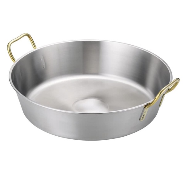 スーパーデンジ 半寸胴鍋 蓋無 30cm IH（9-0013-0204） スーパーデンジ 半寸胴鍋 蓋無 30cm IH（9-0013-0204）