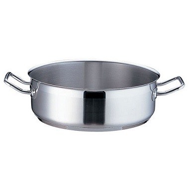 47.TKG PRO（プロ）外輪鍋（蓋無）34cm ステンレス　両取手付き TKG PRO（プロ）外輪鍋（蓋無）IH / TKG IHアルミ 半寸胴鍋（目盛付